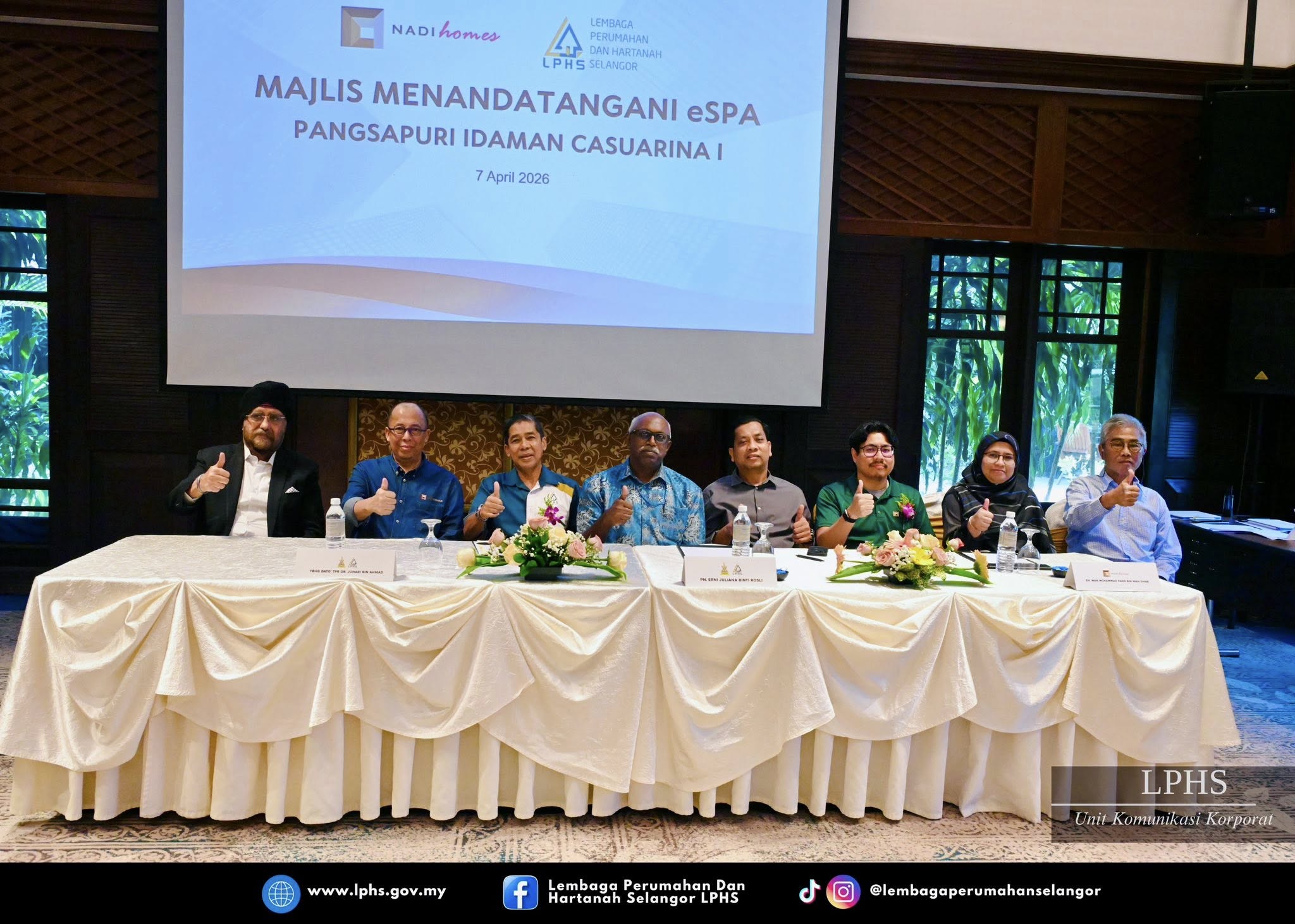 MAJLIS MENANDATANGANI PERJANJIAN JUAL BELI ELEKTRONIK BAGI PROJEK PANGSAPURI IDAMAN CASUARINA 1 MAJLIS MENANDATANGANI PERJANJIAN JUAL BELI ELEKTRONIK (EPJB) BAGI PEMBELIAN SECARA EN-BLOC PROJEK PANGSAPURI IDAMAN CASUARINA 1