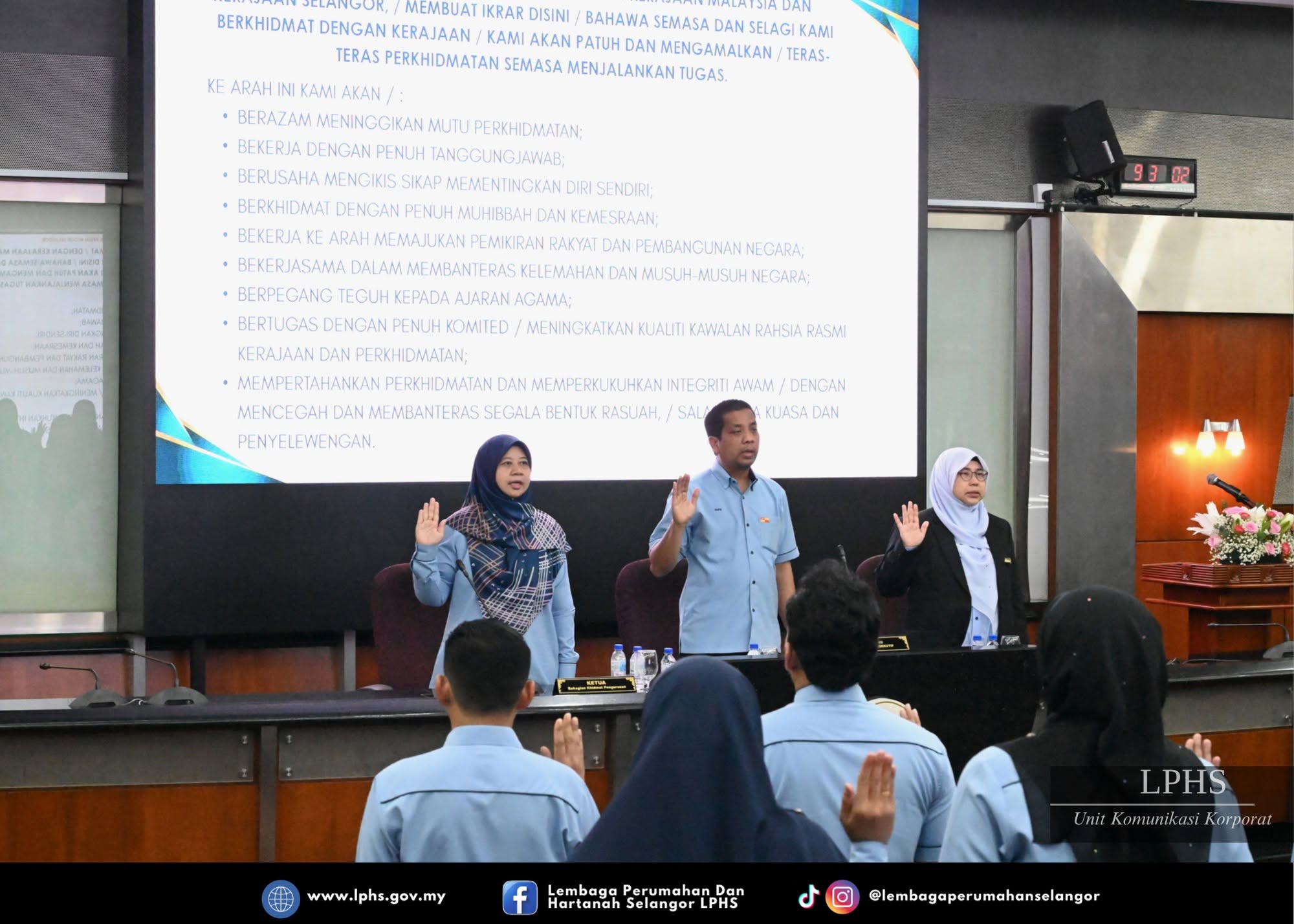 MAJLIS PERHIMPUNAN BULANAN TAHUN 2026 ANJURAN BAHAGIAN KHIDMAT PENGURUSAN