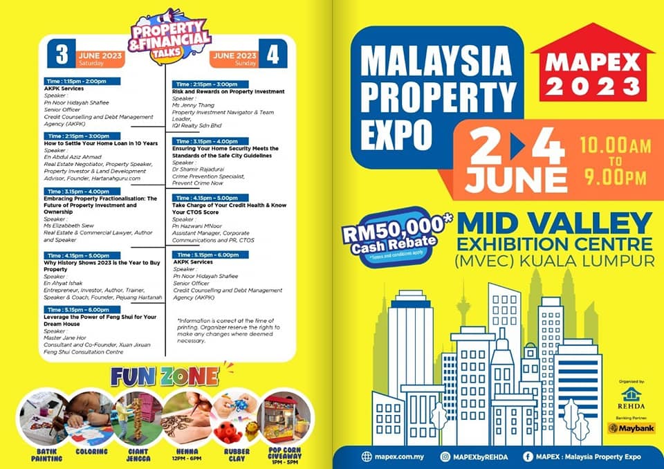 EKSPO HARTANAH DAN PERUMAHAN MALAYSIA (MAPEX 2023) EKSPO HARTANAH DAN PERUMAHAN MALAYSIA (MAPEX 2023)